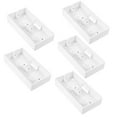 thumbnail image 5 of 5pcs Wall Mount Plastic Outlet Box Electrical Outlet Boxes Plastic Electrical Junction Box Wall Socket Box Electrical Outlet Box Pvc Junction Box For Switch Socket Panel, 5 of 8