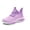 Purple, variant on GYMEPIC Kids Sneakers Knit Breathable Athletic Shoes for Big Kids Boys and Girls Lightweight Sports Shoes