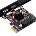 thumbnail image 4 of Tarjeta De Expansion Tarjeta de expansión PCI Express USB 3,0, puerto de alimentación SATA de 15 pines, Panel frontal de 19 pines/20 pines, 4 of 8