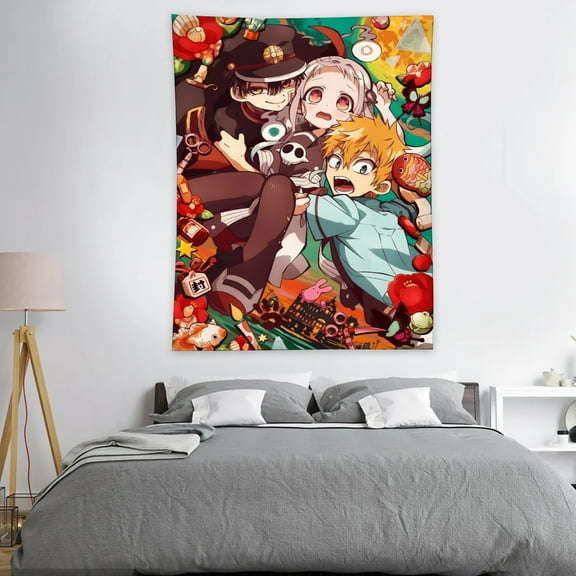 Tapestry Toilet-bound Hanako-kun - Poster Decoration Wall Art Background Large Bedroom Hanging Birthday Party Decoration 30x40in