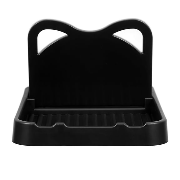 Spoon Rest for Stove Top Stand Kitchen Counter Holder Black