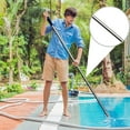 thumbnail image 4 of Swimming Pool Leaf Net，Swimming Pool Cleaning Reinforcement Net Pole, 0.276-Inch Aperture, Compatible With Various Cleaning Net Heads, Aluminum Alloy Material, Proof, 4 of 5