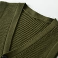 thumbnail image 2 of Men's sweater vest V-neck sleeveless knitted cardigan, 2 of 4