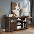thumbnail image 2 of Tcbosik Farmhouse TV Stand with 2 Barn Doors for TVs up to 65 inch, Media Console with Adjustable Shelves for Living Room, Bedroom, Espresso, 2 of 10