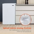 thumbnail image 3 of MAGIC CHEF 4.4-cu. ft. Mini Refrigerator with Freezer Compartment in White, HMR440WE, 3 of 18