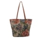 thumbnail image 1 of Bolso de mano de lona floral para mujer, bolso de hombro a la moda, todo combinado para viajes al aire libre, 1 of 8