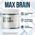 thumbnail image 4 of Max Brain Powder Advanced Formula Supplement to Support Active Lifestyle MaxBrain 90 Servings, 4 of 7
