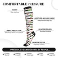 thumbnail image 3 of Bixox Pig And Watermelon Print Compression Socks,Compression Socks Women & Men Circulation for Medical,Running,Athletic, 3 of 7