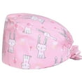 thumbnail image 1 of Bonnet Chirurgical Unisexe Imprimé Pur Coton Bonnet d'Infirmière Dessin Animé Respirant, 1 of 4