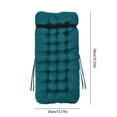 thumbnail image 2 of RUINIXCW 13.77×27.55 Inch Small Seat Cushions for Chairs Outdoor Indoor High Back Chair Cushions Chair Pads Rocking Chair Cushion with Ties Soft Non Slip Seat Cushion (NO CHAIRS), 2 of 9