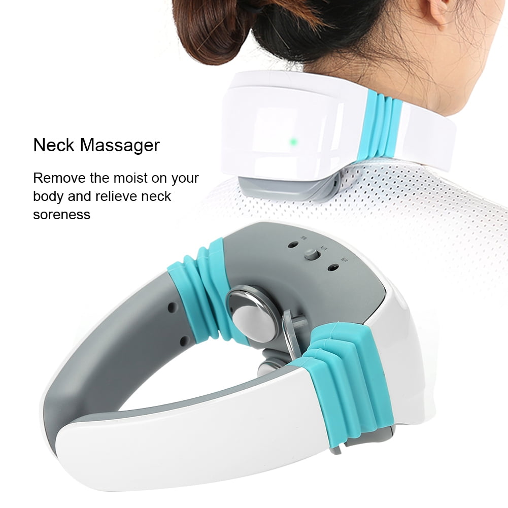 OTVIAP Electric Neck Massager,Cervical Massager Electric Pulse Hot