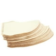 thumbnail image 4 of Raindrops 100Pcs Brown Coffee Filter Paper Unbleached with Tall Side for Overflow Prevention, 4 of 8