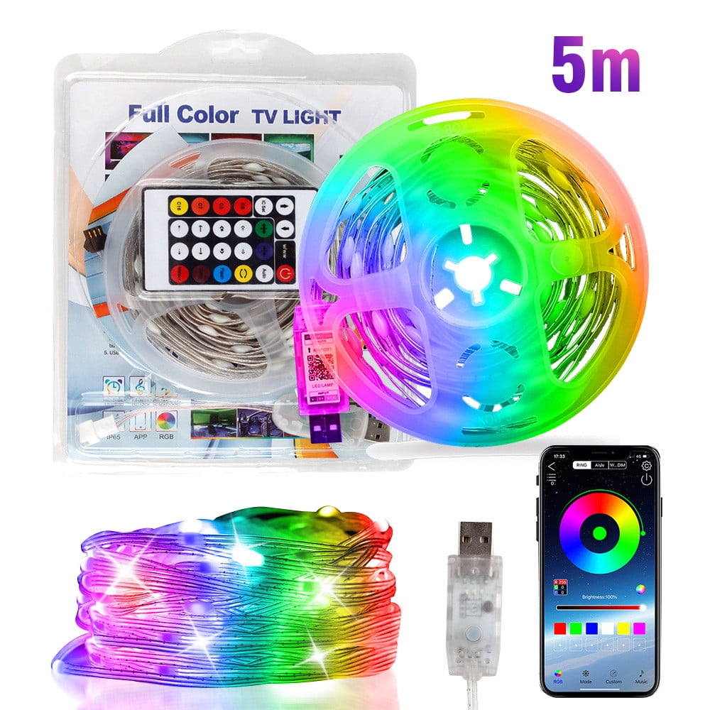 Outdoor String Lights RGB Color Changing Patio String Lights With App