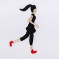 thumbnail image 3 of Toal suave súper absorbente para deportes, camping, gimnasio, pya, natación, mochilero, entrenamiento, ejercicio, actividades al aire libre Corriendo Macarena Toalla de secado rápido, 3 of 8