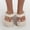 Beige, variant on Kelly And Katie Sandals Women Outdoor Flat Anti-Slip Slippers Casual Beach Slippers Large Size Shoes Strappy Heel Sandals on Clearance