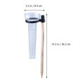 thumbnail image 2 of 1Set Transparent Plastic Rain Gauge for the Garden with 8.3In Rim Diameter and 24.5In Height, 2 of 8