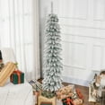thumbnail image 2 of HOMCOM Arbre de Noël Artificiel de 5 Pieds avec Branches Réalistes Vert, 2 of 9