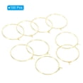 thumbnail image 3 of Uxcell 30mm Jump Rings, 100 Pack Metal O Ring Open Jump Rings for Jewelry Making Keychains, Golden, 3 of 6