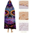 thumbnail image 4 of Wearable Blanket Halloween Skull Cloak Hooded Blanket for Women Kids Cozy and Comfy Halloween Pumpkin Gift, 4 of 6