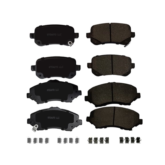 Set of 8 Front-Rear Ceramic Brake Pad Kit For 2009-2012 Dodge Journey