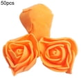 thumbnail image 2 of Visland 50PCS Fake Flower Heads for Crafts PE Foam Mini Roses Head Artificial Flowers DIY Party Birthday Home Decor Wedding Decoration for Scrapbooking Gift Box DIY Wreath, 2 of 6