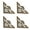 Bronze Tone, variant on Home Box Corner Protector Vintage Brass Tone Guard Cover Book Desk Jewelry Box Corners Decor 4pcs