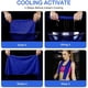 thumbnail image 5 of 5 toallas de refrigeración para el cuello, toalla de microfibra para hielo, toalla suave y transpirable para yoga, golf, gimnasio, camping, correr, entrenamiento y más actividades. Ormromra LRWJ818-2, 5 of 7