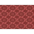 thumbnail image 1 of Ahgly Company Tapis d'Intérieur Lavables en Machine Rectangle Rouge Pamplemousse Transitionnel, 3' x 5', 1 of 7
