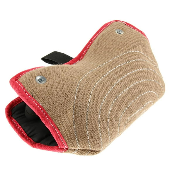 Almohada para mordeduras Colco Juguete para perros de medianos manga de entrenamiento color beige