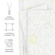 thumbnail image 4 of Spring Vines White Pattern Juego de Funda Nórdica de Microfibra Ultra Suave,, 4 of 6