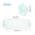 thumbnail image 2 of Uxcell Ice Trays with Lid for Freezer 36 Grid Ice Tray Mould, Removable and Stackable, Green, 2 of 6