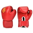 thumbnail image 4 of Niños PU cuero niños boxeo lucha Sparring punzonado saco de arena guantes guantes de entrenamiento (rojo) YUNYI BRAND Deportes, 4 of 8