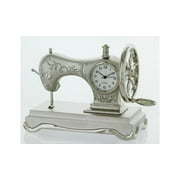 SEWING MACHINE MINIATURE VINTAGE SINGER STYLE COLLECTIBLE MINI CLOCK CK128