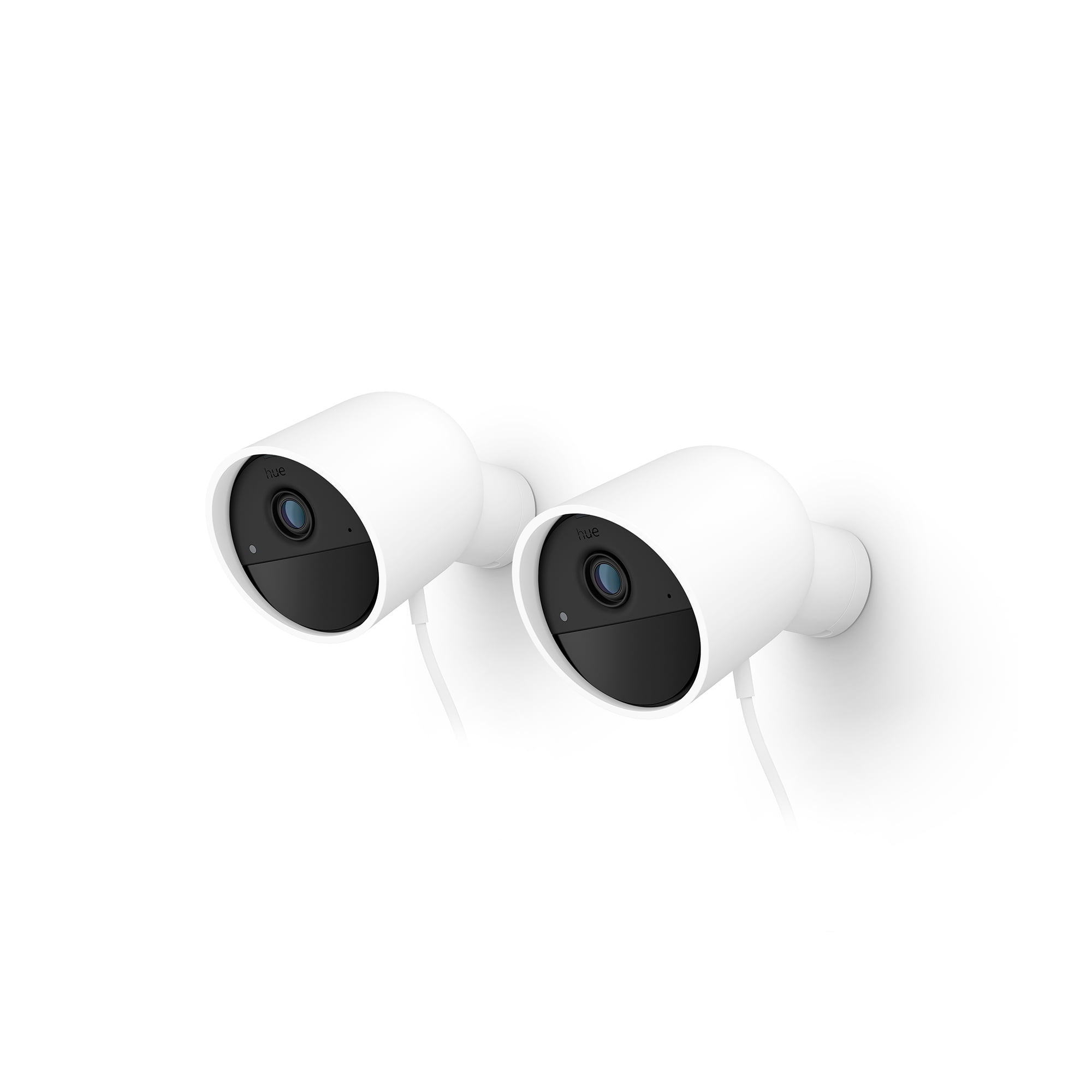 Philips Hue Secure Wired Security Camera, White - 2-Pack