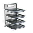 thumbnail image 1 of Bandeja De Clasificación De Alimentos Multicapa, Almacenamiento Apilable De Guarnición Transparente De 4 Capas Para Cocina, 1 of 8
