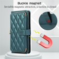 thumbnail image 3 of YEYKX Funda Tipo Billetera para Samsung Galaxy A34 5G 6,6 Pulgadas con Correa para Muñeca/hombro, 9 Ranuras para Tarjetas, Monedero con Cierre, Funda Cell Phone a Cuadros de Cuero de Lujo, 3 of 10