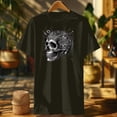 thumbnail image 4 of Skull T Shirt With Mandala Engraving. Awesome Engraved Skull Shirt | Mandala Skull Design, 4 of 6