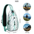 thumbnail image 5 of Crossbody Sling Backpack for Women Men Cute Nautical Shoulder Sling Crossbody Casual Chest Bag for Travel Sports Running Hiking, 5 of 6