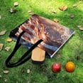 thumbnail image 6 of American Flag Ocean Wave Power Surge Picnic Blanket Waterproof Outdoor Beach Blanket Hand-held Pad Suitable for Travel, Camping, Beach, Family Gatherings, 6 of 8