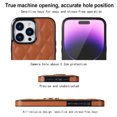 thumbnail image 2 of Jiahe Cover For iPhone 14 Pro,6.1 inch Case,Hybrid Rugged Shockproof with 360° Degree Rotation Stand Artificial Leather Cover,Brown, 2 of 8