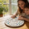thumbnail image 5 of Stepping Stone for Kids DIY Handprint Gift Kit Indoor Outdoor Family Keepsake Gift, Includes 1 Mod, 26 Letter Stamps, and Colored Stones, 5 of 7