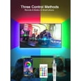 thumbnail image 5 of TV Backlights,13.1ft LED Lights for 32-65 Inch TV,RGB TV LED Lights Behind,Music Sync Bluetooth APP and Remote Control TV LED Strip Lights USB Powered for Gaming/Bedroom, 5 of 6