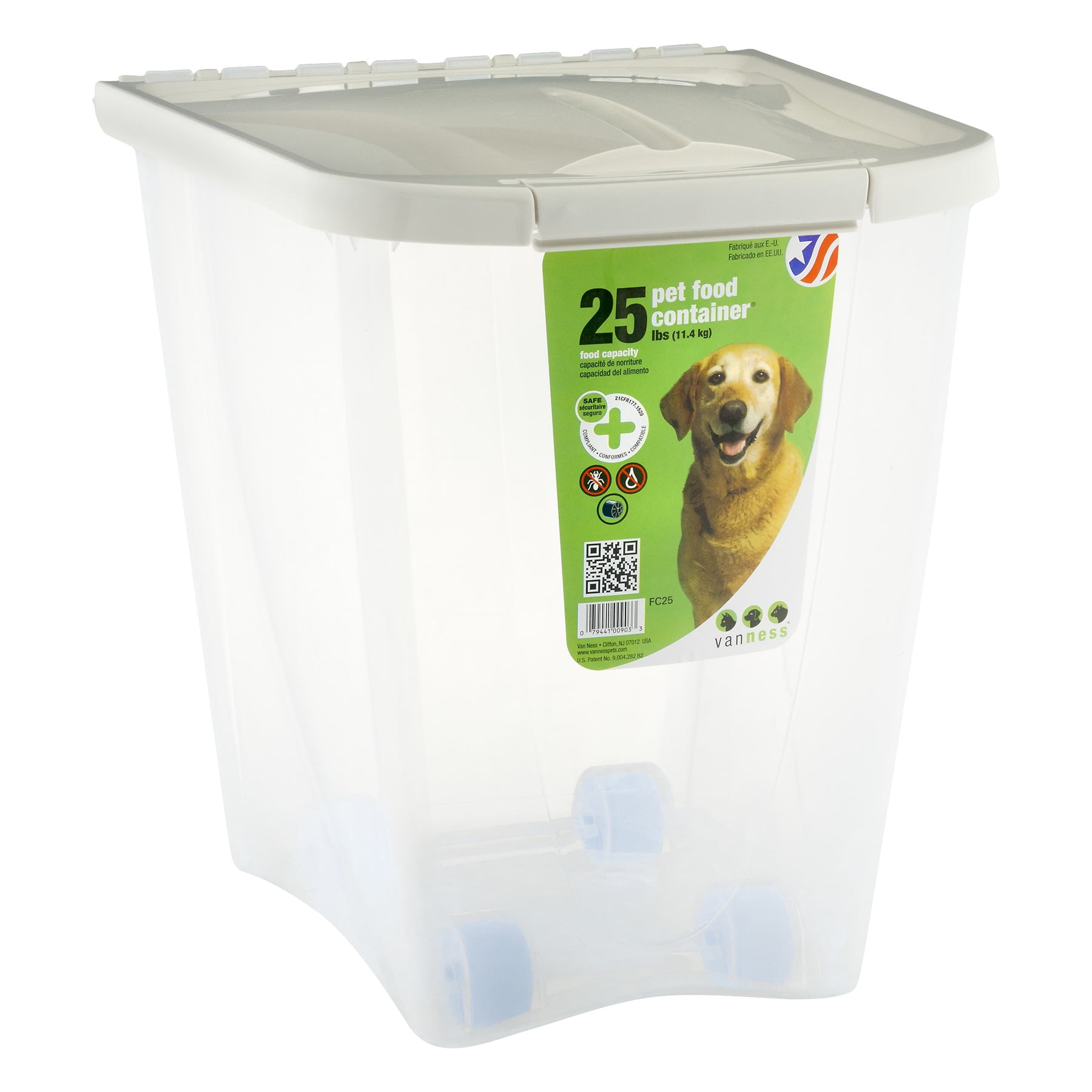 Van Ness Pet Food Storage Container 25 Lb Com