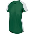 thumbnail image 2 of Augusta Sportswear M Womens CUTTER JERSEY Dark Green/White 1522, 2 of 2