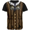 thumbnail image 1 of Halloween Steam Punk Engineer Costume All Over Mens Black Back T Shirt Multi X-LG, 1 of 1