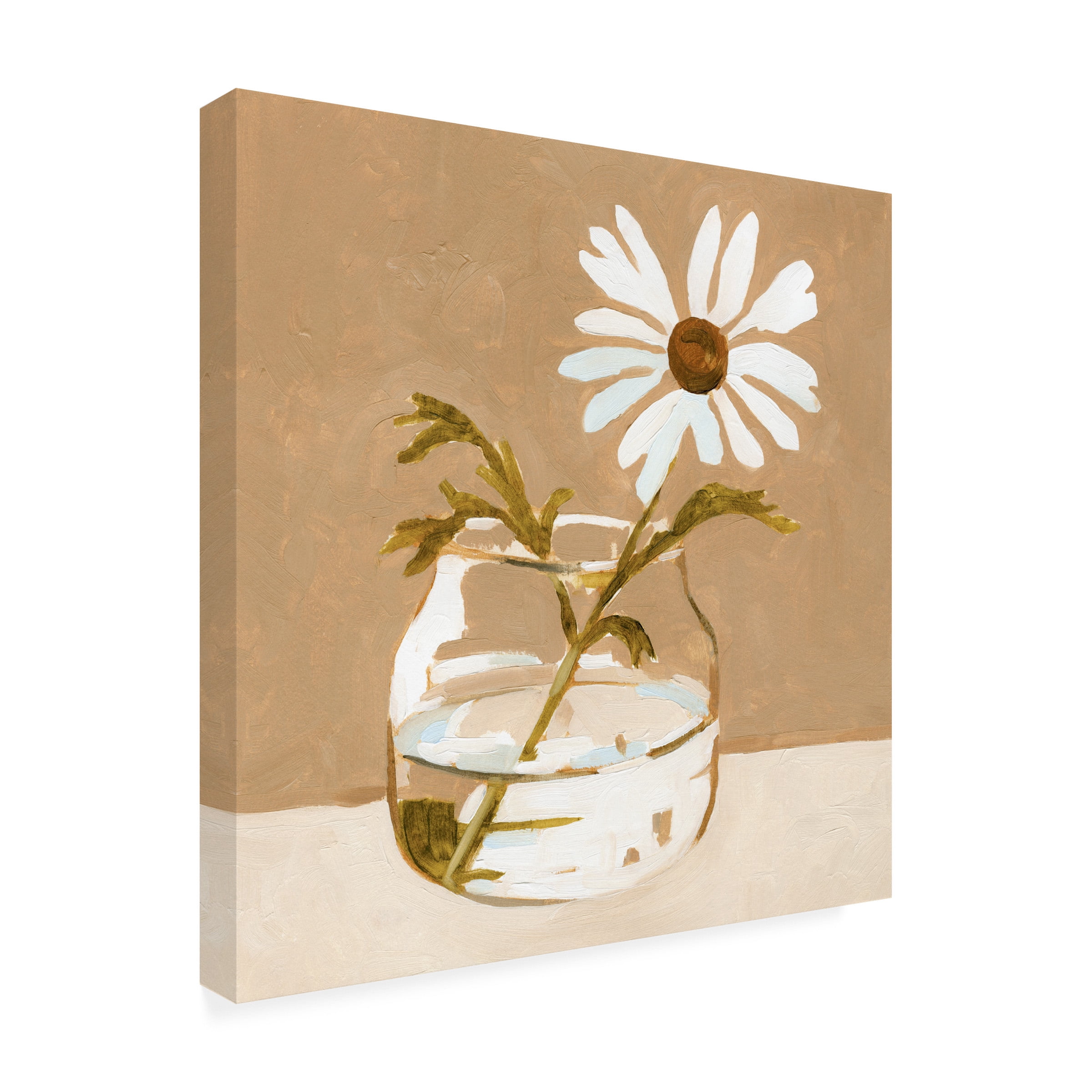 Emma Caroline 'Solitary Daisy II' Canvas Art