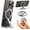 Sliver, variant on Magnetic Phone Stand & Spinner Combo, 360° Rotating Dual Ring Grip, Foldable Stand for Magnetic Smartphones, Desk Car Mount Fidget Toy for Adults,Sliver