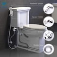 thumbnail image 2 of Deago Bidet Toilet Sprayer Set, Stainless Steel Handheld Bidet Sprayer Kit with 7/8" Valve T-adapter-Bathroom Hand Shower for Self Cleaning ,Baby Cloth Diaper Sprayer, 2 of 9