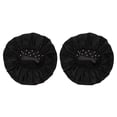thumbnail image 1 of Shisuyan 2Pcs Household Bath Headgear Simple Waterproof Caps Lovely Polyester Bath Caps, 1 of 9