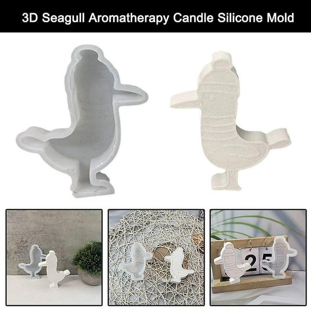 Reusable Seagull Mould 3d Seagull Aromatherapy Candle Silicone Mold